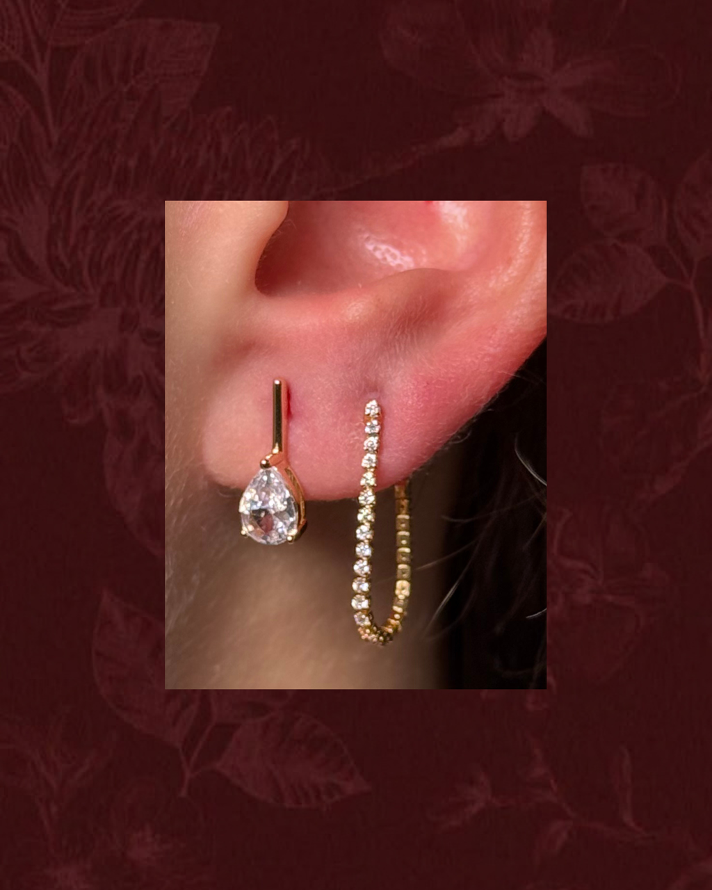 Nina Pear Drop Earrings