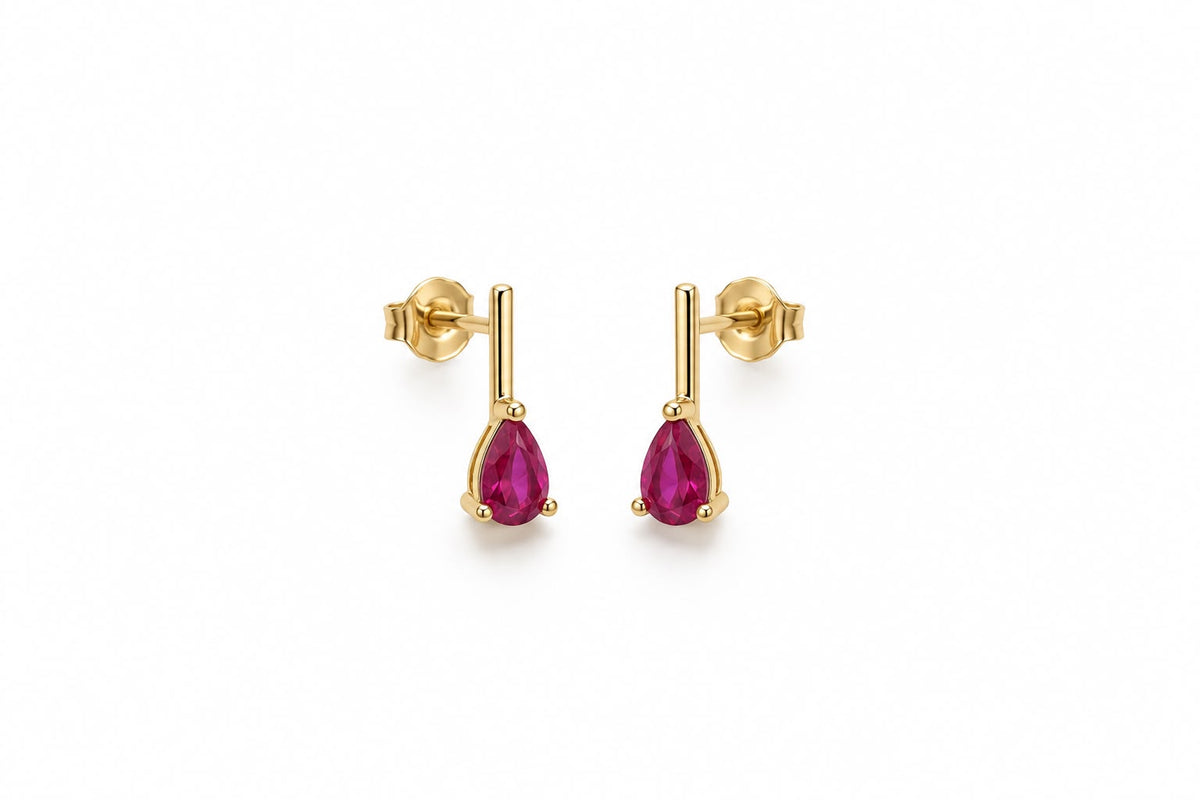 Natalia Small Pear Drop Earrings