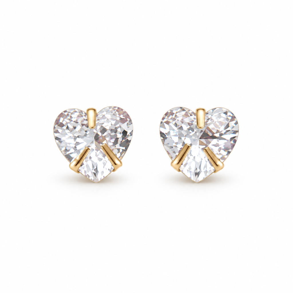 Heart Studs
